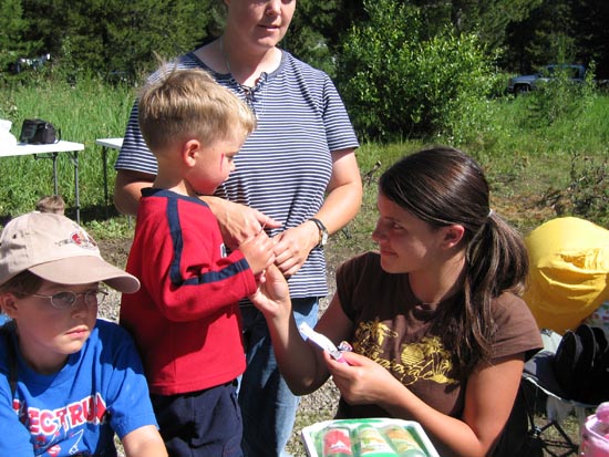 2006 family reunion in Yellowstone National Park